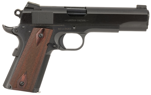 Picture of  Colt Mfg O1911se-A1 Government Limited Edition 45 Acp 7+1 5" Blued National Match Barrel, Blued Steel Serrated Slide, Blued Carbon Steel Frame W/Beavertail, Rosewood Checkered Grip, Ambidextrous