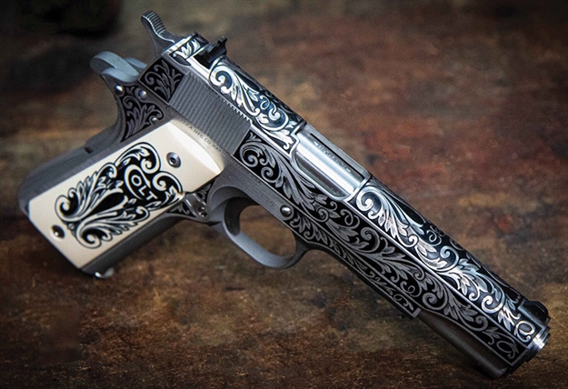 Picture of Colt's Colt Stainless Series 70  Engraved  Talo