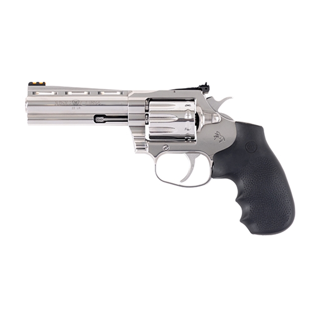 Picture of  Colt Mfg Kcobra22-Sp6rfo King Cobra Target 22 LR 10Rd 6" Stainless Steel Barrel, Cylinder & Frame, Black Hogue Overmolded Grips