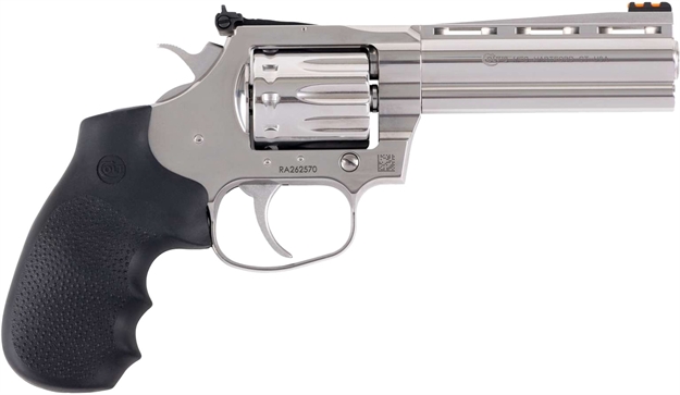Picture of  Colt Mfg Kcobra22-Sp6rfo King Cobra Target 22 LR 10Rd 6" Stainless Steel Barrel, Cylinder & Frame, Black Hogue Overmolded Grips 098289001351