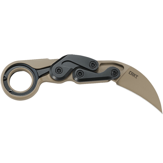 Picture of Columbia River 4040Ds Provoke Desert Sand 2.47" Folding Plain Desert Sand Cerakote D2 Steel Blade Desert Sand Aluminum Handle