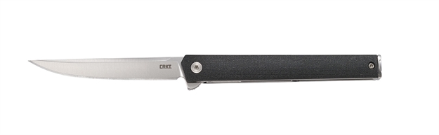 Picture of  Crkt 7097 Ceo  3.35" Folding Plain Satin Aus-8A SS Blade/ Black Grn Handle Includes Pocket Clip