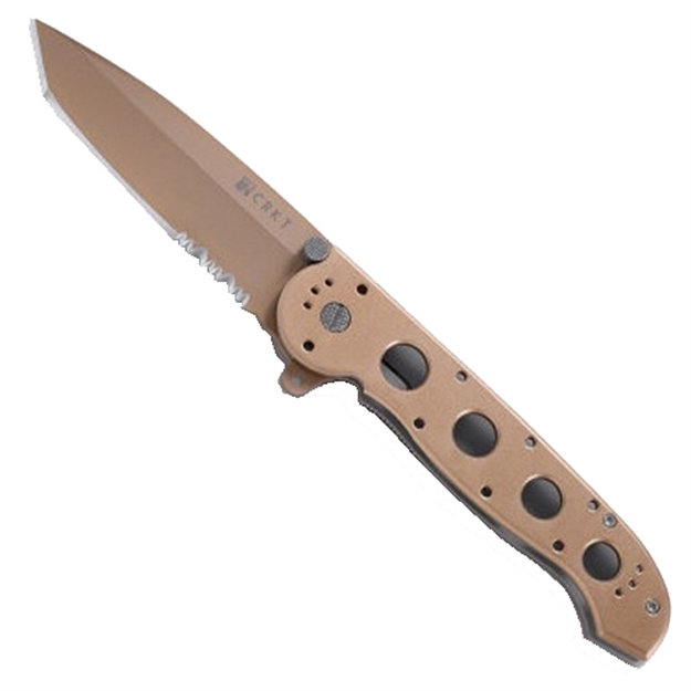 Picture of Columbia River M16 Desert Big Dog 3.875" Combo Edge Tan Tanto A.Lawks