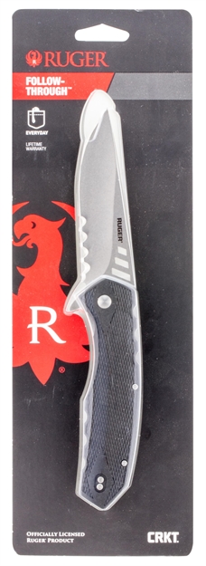 Picture of Columbia River R1702c Follow-Through Folder 3.75" 8C13mov Drop Point Nylon Black