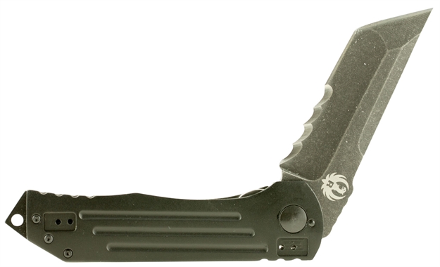 Picture of Columbia River R2102kc 2-Stage Clip 4" 8C13mov Tanto Black Anodized Aluminum/Stainless Steel