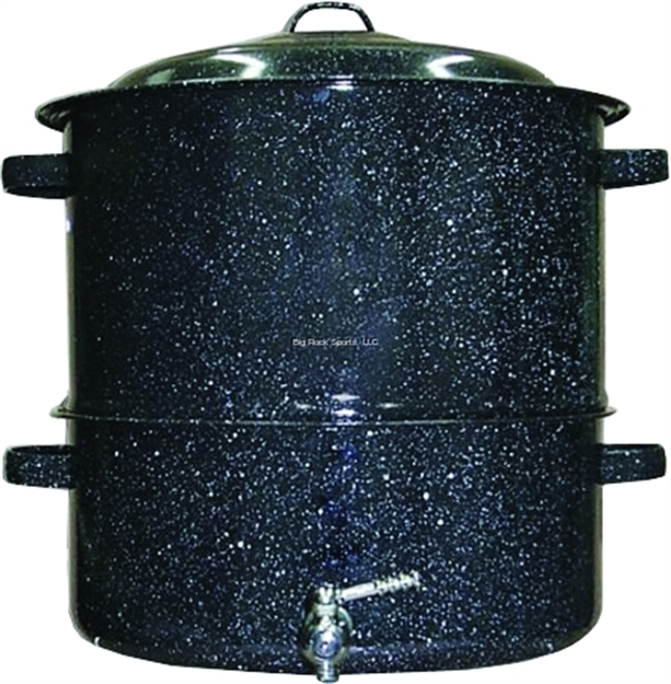 Picture of Columbian Clam/Lobster Steamer 19Qt Blk W/Faucet