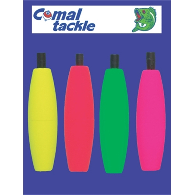 Picture of Comal Floats Cig Rainbow 4Pk 2.5" R,G,P,G