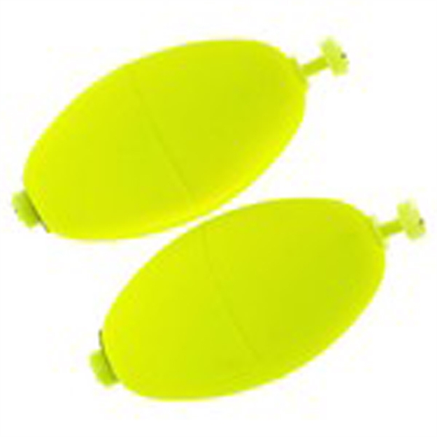 Picture of Comal Floats Oval Snap-On WT 100Bg Yel 2"