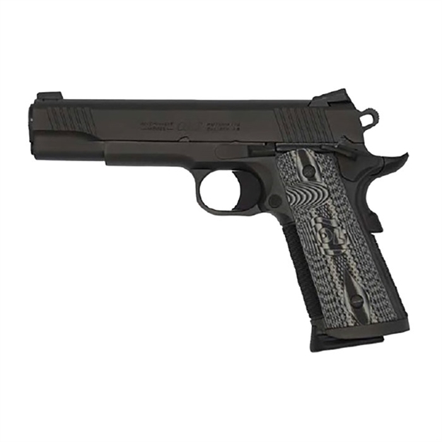 Picture of  Colt Mfg O1080ccu Ccu Government 45 Acp 8+1 5" Stainless National Match Barrel, Matte Black Dlc Serrated Stainless Steel Slide & Frame, Black Scalloped G10 Grip, Ambidextrous 098289111609