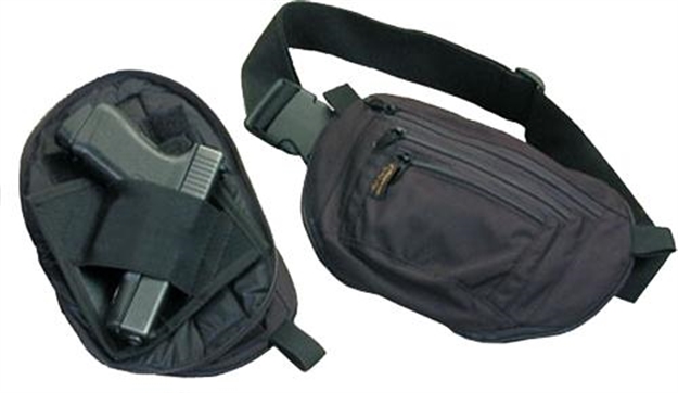 Picture of Command Arms 5006 Covert Holster Waist Pack 500D Cordura Textured Black