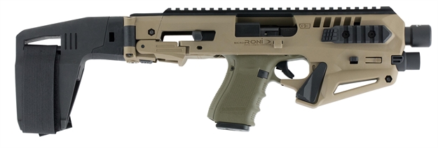 Picture of Command Arms Micronistab1 Micro Roni Pistol Glock 19 Gen 3&4 Aluminum/Polymer FL