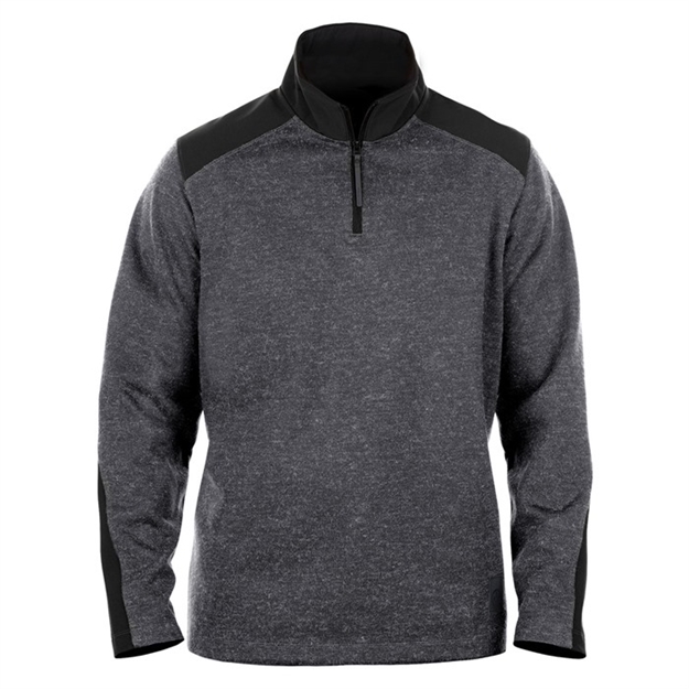 Picture of Commando Zip Neck Sweater Charcoal 2Xl