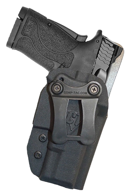 Picture of  Comp-Tac C520sw295r50n Infidel Max Iwb Black Kydex Belt Clip Fits S&W M&P 9Ez Right Hand