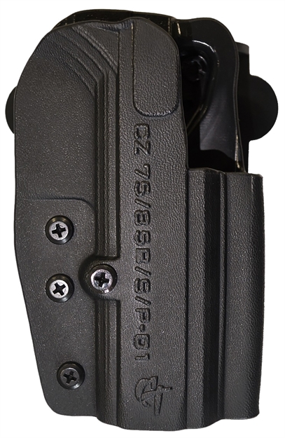 Picture of Comp-Tac C241gl062rbkn International  Owb Black Kydex Belt Slide/Paddle Compatible W/ Glock 34 Gen5 Belt 1.50" - 2.25" Wide Right Hand 739189126576 -