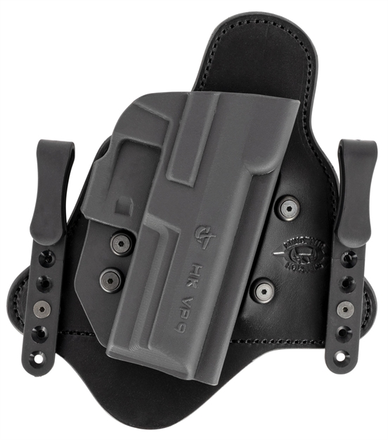 Picture of Comp-Tac C225hk087rbkn Mtac  Black Kydex/Leather Iwb H&K Vp9 Right Hand
