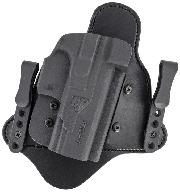 Picture of Comp-Tac C225wa326rbsn Mtac Appendix Carry Black Kydex Holster W/Leather Backing Iwb Walther Pdp 4" Right Hand