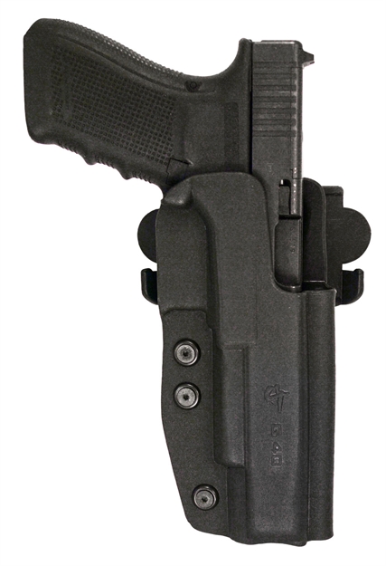 Picture of  Comp-Tac C241gl064rbkn International  Owb Black Kydex Belt Loop/Paddle Fits Glock 40 Right Hand