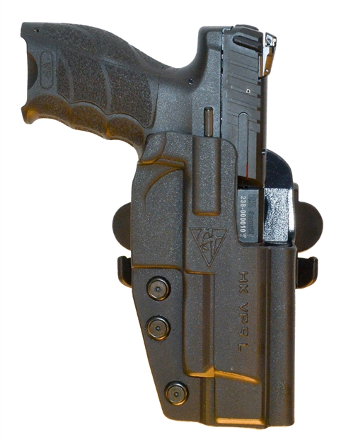 Picture of  Comp-Tac C241hk248rbkn International  Owb Black Kydex Belt Loop/Paddle Fits HK Vp9 Long Slide Right Hand