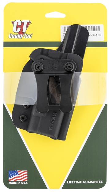 Picture of Comp-Tac C520gl297r50n Infidel Max Appendix Carry Black Kydex Iwb Glock 26 Gen5 Right Hand