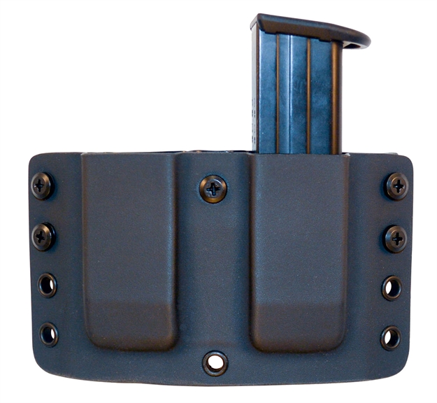 Picture of Comp-Tac  Twin Warrior Magazine Pouch 
Beretta 92/96, Sig P226 9/40, Springfield XD 9/40, Walther Ppq 9/40 Kydex Black