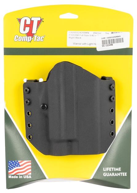 Picture of  Comp-Tac C828ss242rbkn Warrior  Owb Black Kydex Belt Loop Fits Sig 320 Right Hand 739189132041