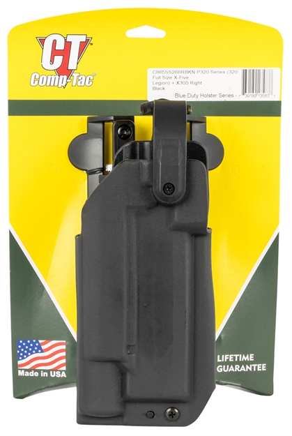 Picture of Comp-Tac C865ss268rbkn Blue Duty Uncover Optic Black Kydex Owb Sig P320,X300 Right Hand