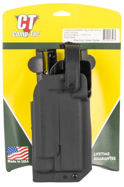 Picture of Comp-Tac C865ss282ebkn Blue Duty Uncover Optic Black Kydex Owb Sig P320,X300 Left Hand
