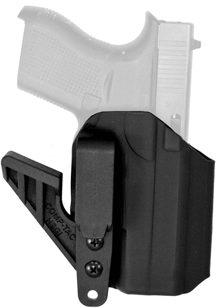 Picture of  Comp-Tac C756gl223rbkn Ev2  Iwb Black Kydex Belt Clip Fits Glock 19 Gen1-5 Right Hand