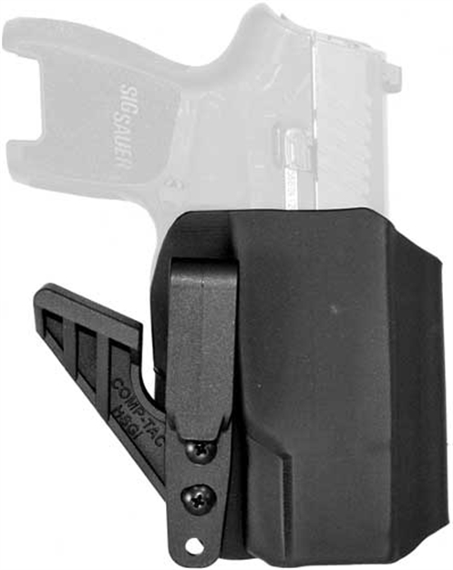 Picture of Comp-Tac C756ss231rbkn Ev2  Aiwb Black Kydex Belt Clip Fits Sig P320 Subcompact Right Hand C756SS182RBKN