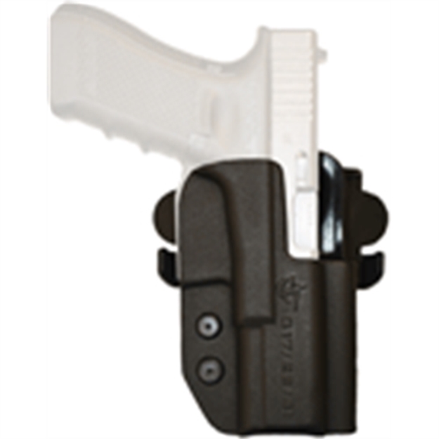 Picture of Comp-Tac C241gl043rbkn International  Owb Black Kydex Belt Slide/Paddle Fits Glock 17 Gen1-4 Fits Glock 22 Gen1-4 Fits Glock 31 Gen1-4 Right Hand 10241