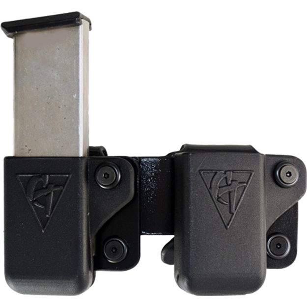 Picture of Comp-Tac Twin Mag Pouch Belt Clip Lsc #1 1911 9/40/45 Black 10623
