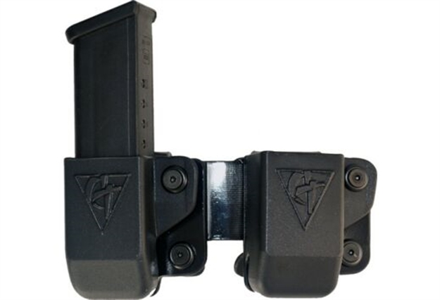 Picture of Comp-Tac Twin Mag Pouch Belt Clip Lsc #4 Glock 9/40 Black