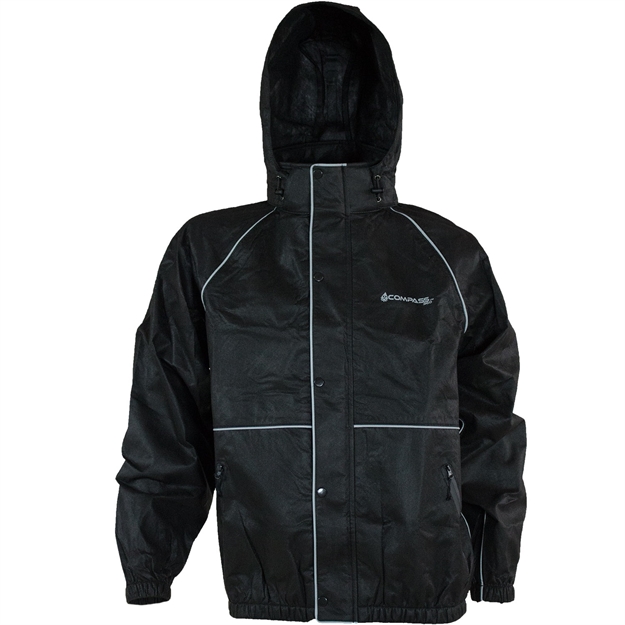 Picture of Compass 360 Roadtek Reflective Riding Jacket-Black-Size XX