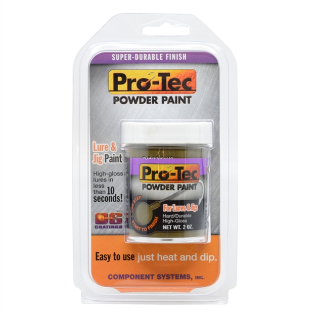Picture of Component Green Pumpkin Pro-Tec Powder Paint - 2 Oz. - Clam Shell