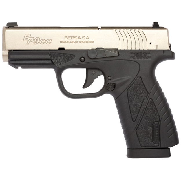 Picture of Bersa Bpcc Semi-Auto Pistol, 9Mm, 3.3" Bbl, Duotone, Intergral Grip, 8+1 Rnd BP9DTCC