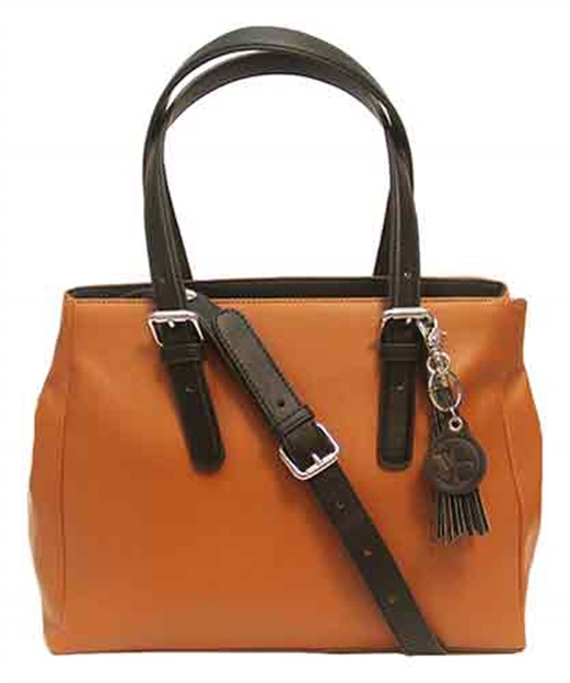 Picture of Concealed Carrie Carrie Casual Block Satchel Warm Nutmeg