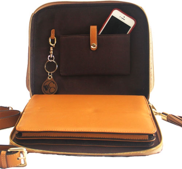 Picture of Concealed Carrie Carrie Tablet Case Leather Ostrich Printed