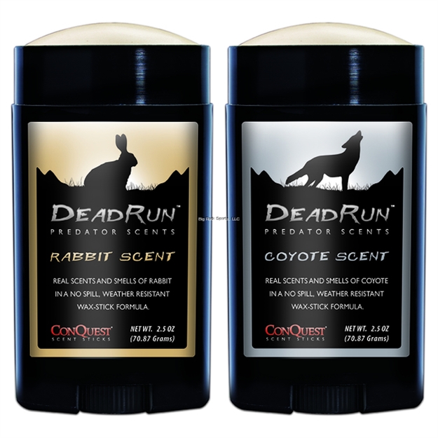 Picture of Conquest Scents Dead Run Predator Pkg Scents 1 Rabbit & 1 Coyote Scent Stick