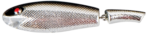 Picture of Cotton Cordell Jointed Wally Diver Crankbait, 2 3/4", 1/4 Oz, Chrome/Blackback, Floating