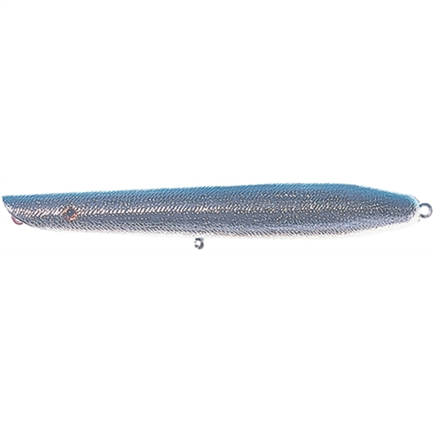 Picture of Cotton Cordell Pencil Popper Topwater Bait, 6", 1 Oz, Chrome/Blue Back, Floating C6606