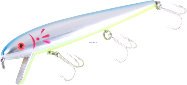 Picture of Cotton Cordell Red Fin, 5", 5/8 Oz, Chartreuse/Blue Back Chartreuse, Floating