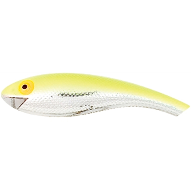 Picture of Cordell Wally Diver Crankbait, 3 1/8", 1/2 Oz, Chrome/Chartreuse, Floating