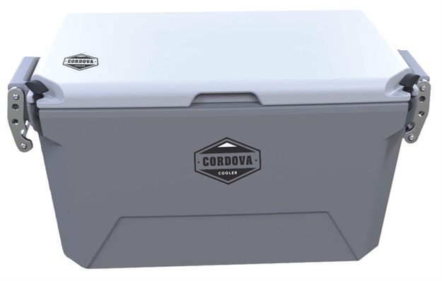 Picture of Cordova Coolers Cctg25qt Tailgator 25  Quart 26" X 14" X 13.5" Gray Polymer 24 Cans