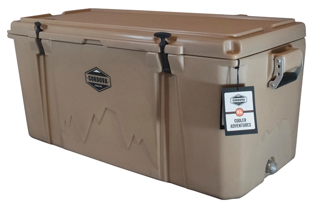 Picture of Cordova Coolers Ccxlt126qt 125 XL  126 Quarts 46" X 19.63" X 19.75" Sand Polymer 125 Cans
