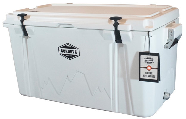 Picture of Cordova Coolers Ccxlw126qt 125 XL  126 Quarts 46" X 19.63" X 19.75" White Polymer 125 Cans
