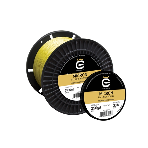 Picture of Cortland Micron Fly Line Backing, Yellow 100 Yd, 20 LB