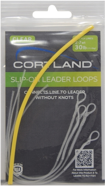 Picture of Cortland Slip-On Leader Loops, 4 Per Bag, Clear  , 30 LB