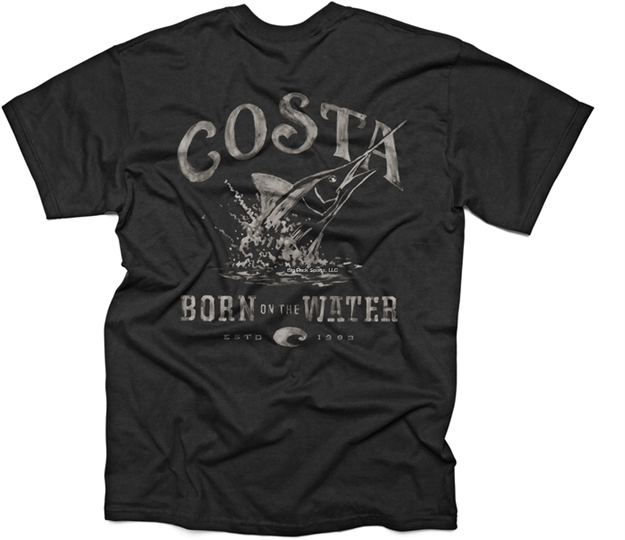 Picture of Costa Baja Short Sleeve T-Shirt, Black, Xx-Large