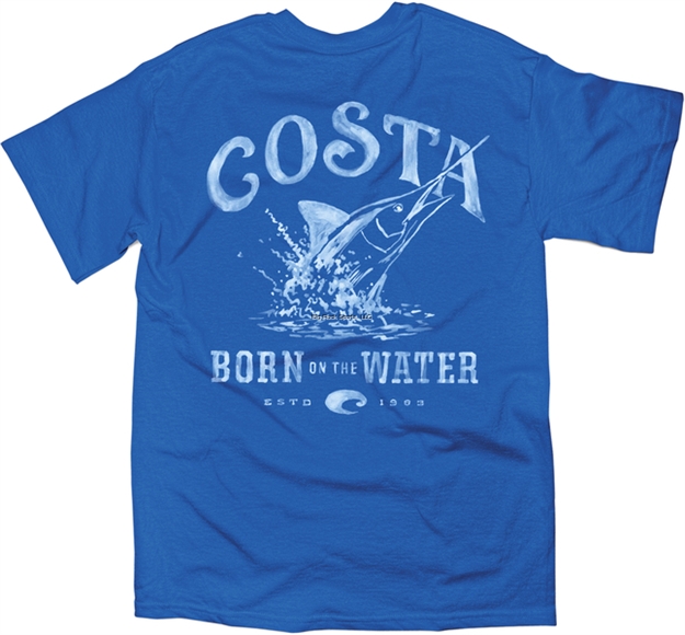 Picture of Costa Baja Short Sleeve T-Shirt, Royal Blue, Medium