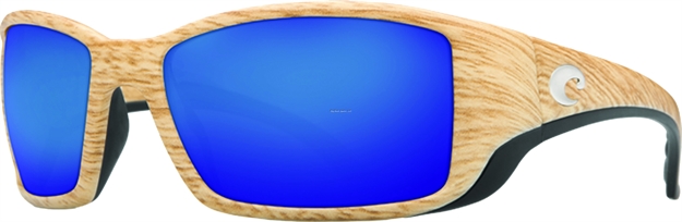 Picture of Costa Blackfin Sunglasses, Blue Mirror 580P Lens, Ashwood Nylon Frame